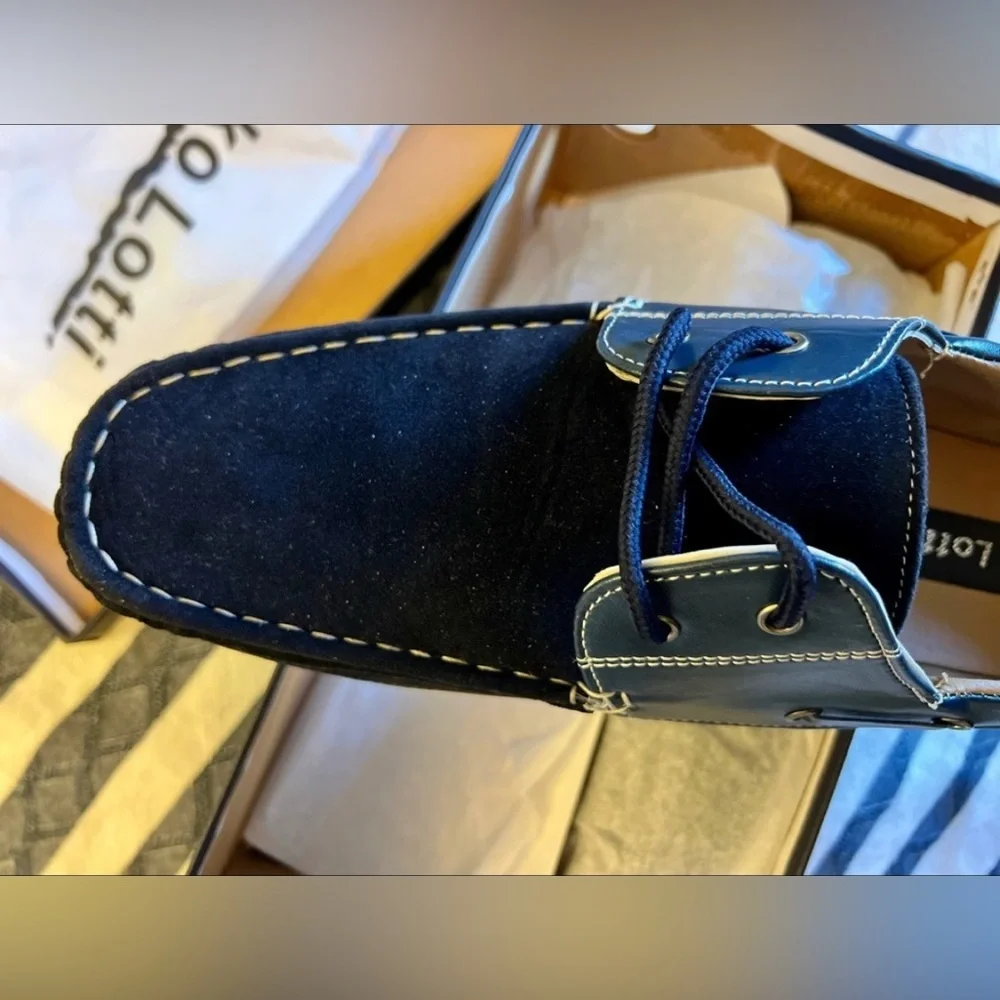 BRAND NEW Men’s blue casual loafers - Picture 2 of 7